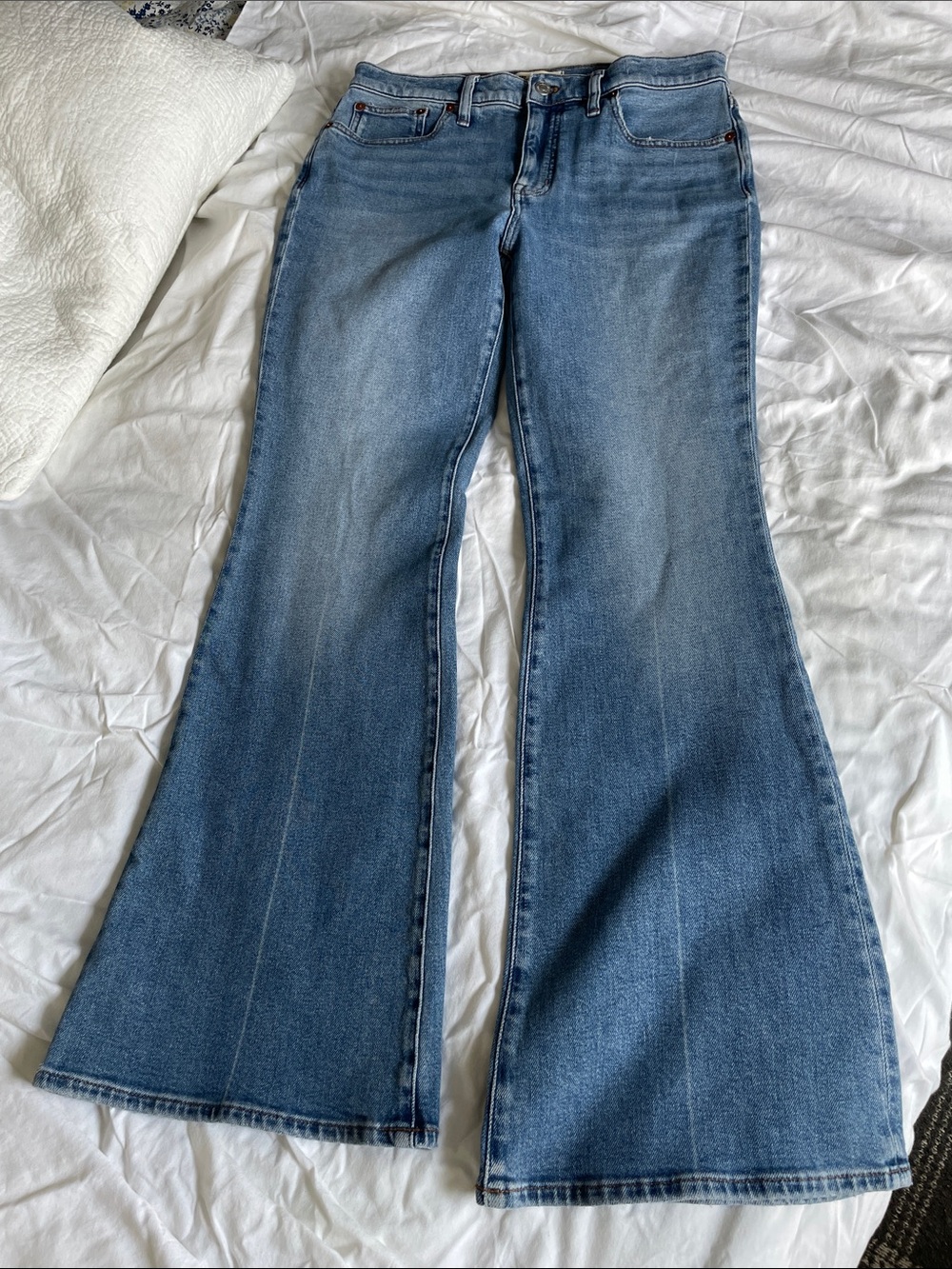 Madewell Light Blue Flea Market Flare Jeans